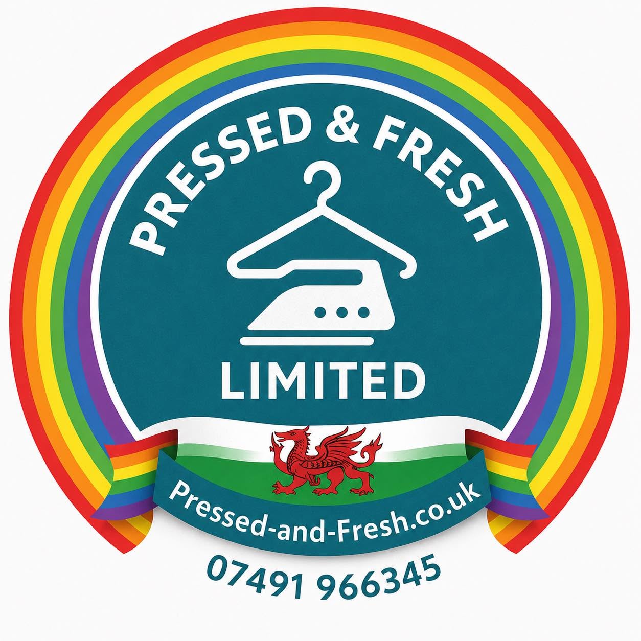 Pressed & Fresh Pride Logo