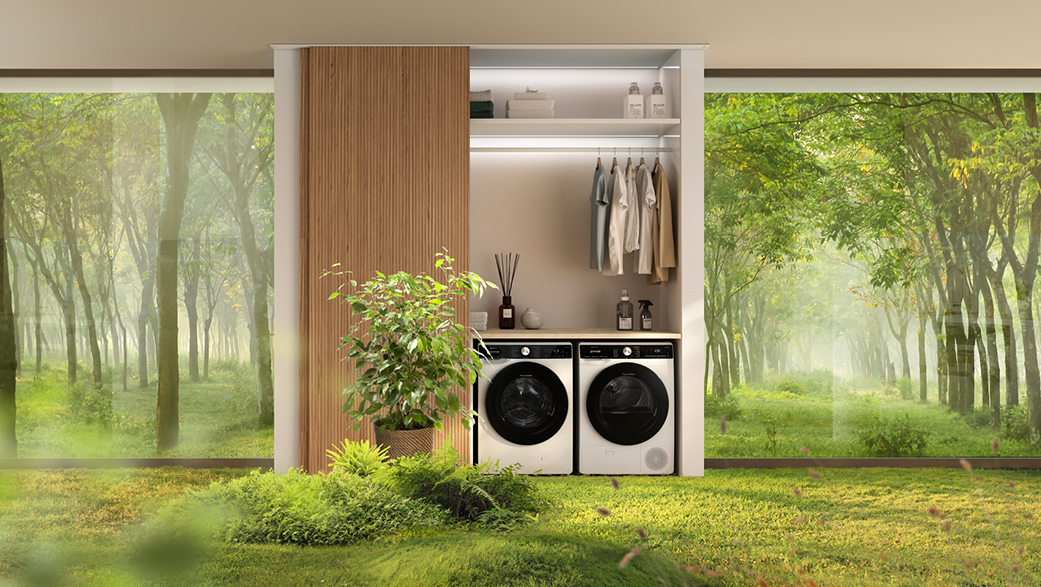 Eco Friendly Laundry Room