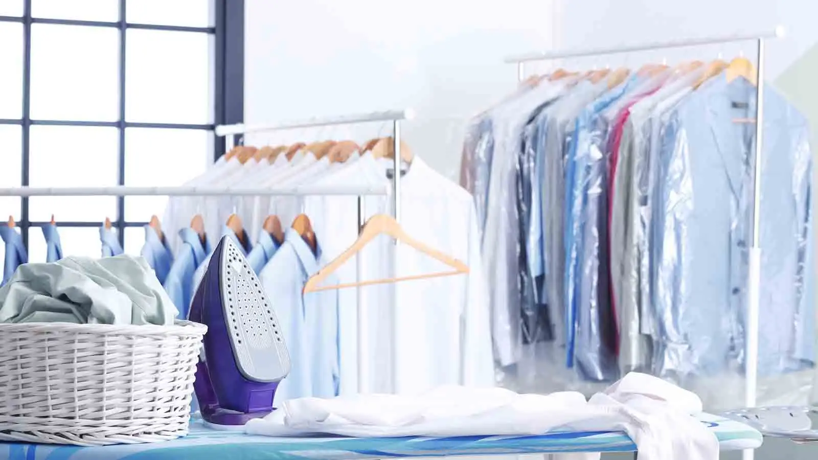 Professional Laundry Room Setting