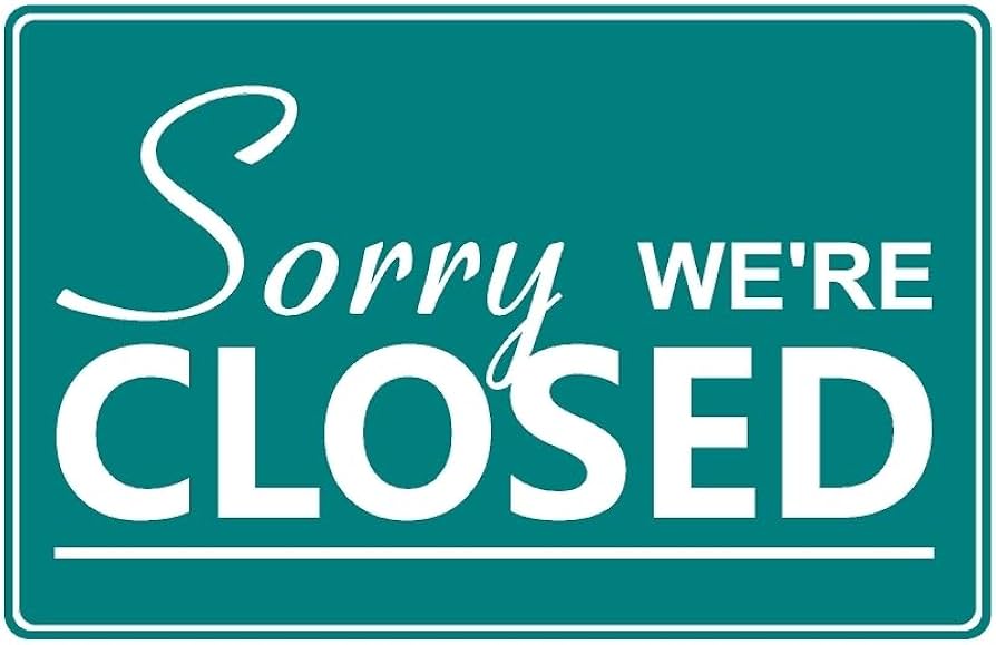 Closed for Half Term