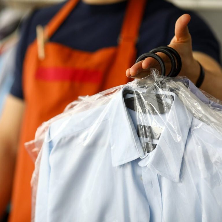 Pressed & Fresh delivery clothes to a customer in Newport Pressed & Fresh delivery clothes to a customer in Newport